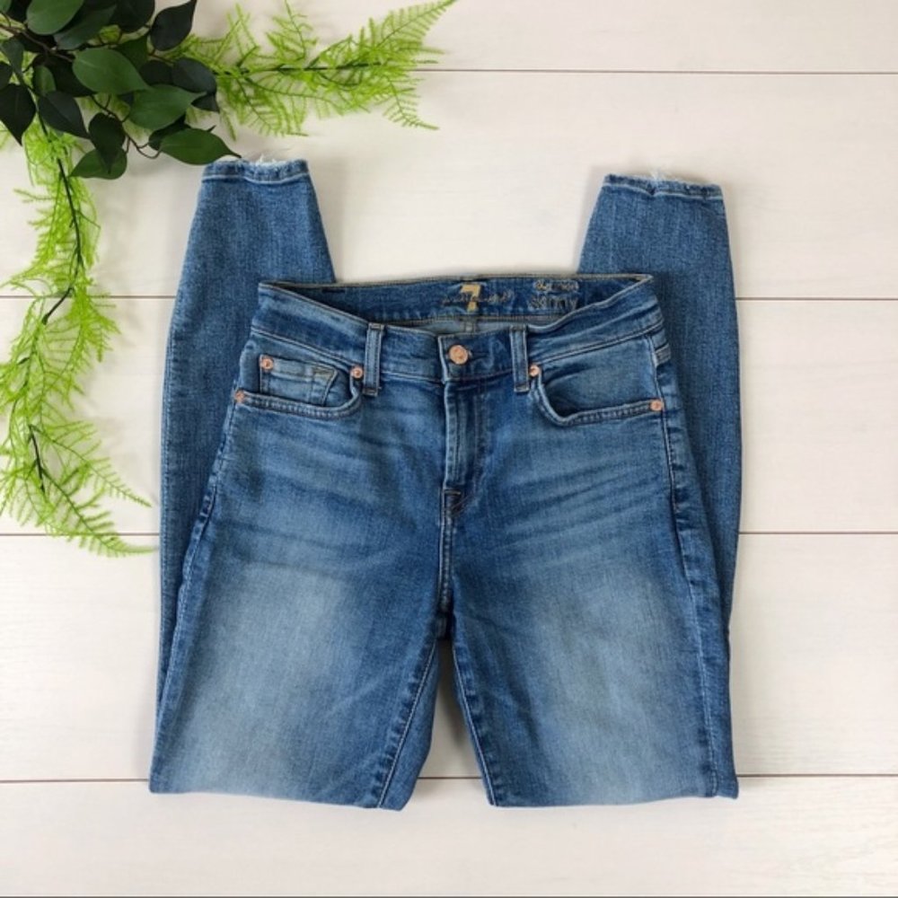 7 For All Mankind The Ankle Skinny Jeans